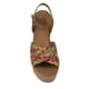 thumbnail image 2 of 759-18 Sandalia con Plataforma de 8 cm para Dama Mujer en Multicolor, Elaborado de Yute. Cklass 759-18, 2 of 2