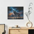 thumbnail image 6 of Logiee Lonely Night Sky Wolf Print Canvas Wall Art ,Art Poster,Canvas Decorative Picture,Decor Wall Pictures for Living Room Bedroom Bathroom,Ready to Hang, 6 of 6
