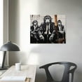thumbnail image 3 of Nawypu 3 Wise Monkeys Graffiti Banksy Canvas Wall Art Don't Listen Don't Look Don't Talk Teen Boy Room Picture Wall Decor Man Cave Gorilla Print Poster Painting for Living Room Bedroom Home Decor, 3 of 4