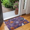 thumbnail image 2 of Pumpkin Skull Bat Spider Non-Skid Doormat x Inch Happy Halloween Pumpkin Protection Door Mats Switch Rug for Entryway Porch Entryway Bathroom, 2 of 7