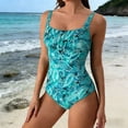 thumbnail image 2 of Women's Floral Print One Piece Swimsuit Bathing Suits Swimwear Beachwear, 2 of 5