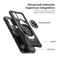thumbnail image 6 of SPY CASE for Cricket Innovate E 5G Case w/Tempered Glass Screen Protector [Military Grade] Ring Car Mount Kickstand Shockproof Hard Phone Case - Black, 6 of 7