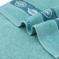 thumbnail image 2 of Unique Bargains Soft Absorbent Decorative Hand Towels Set Lake Blue 4 Pcs, 2 of 5