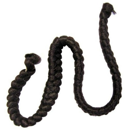 Mehron Crepe Hair 12-inch Braid (Dark Brown) (Best Foils For Dark Brown Hair)