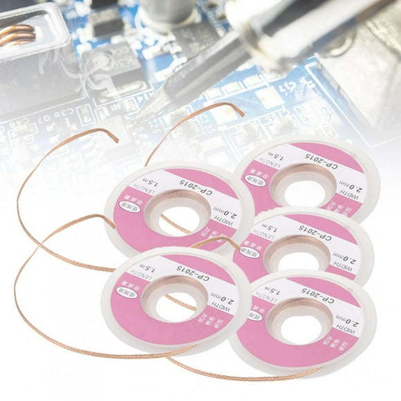 Anti-corrosion Solder Wick, Solder Remover Wick, for Desoldering Soldering