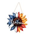 thumbnail image 4 of Ornamento colgante de la puerta de la puerta de bienvenida de bienvenida de girasol, decoración del hogar, letrero de flores de madera para sala de, 4 of 9