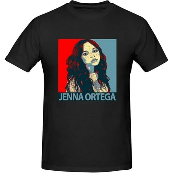 Jenna Ortega Merch T-shirt Classic Print Fashion Short Sleeves Men And Women Casual Street Wear