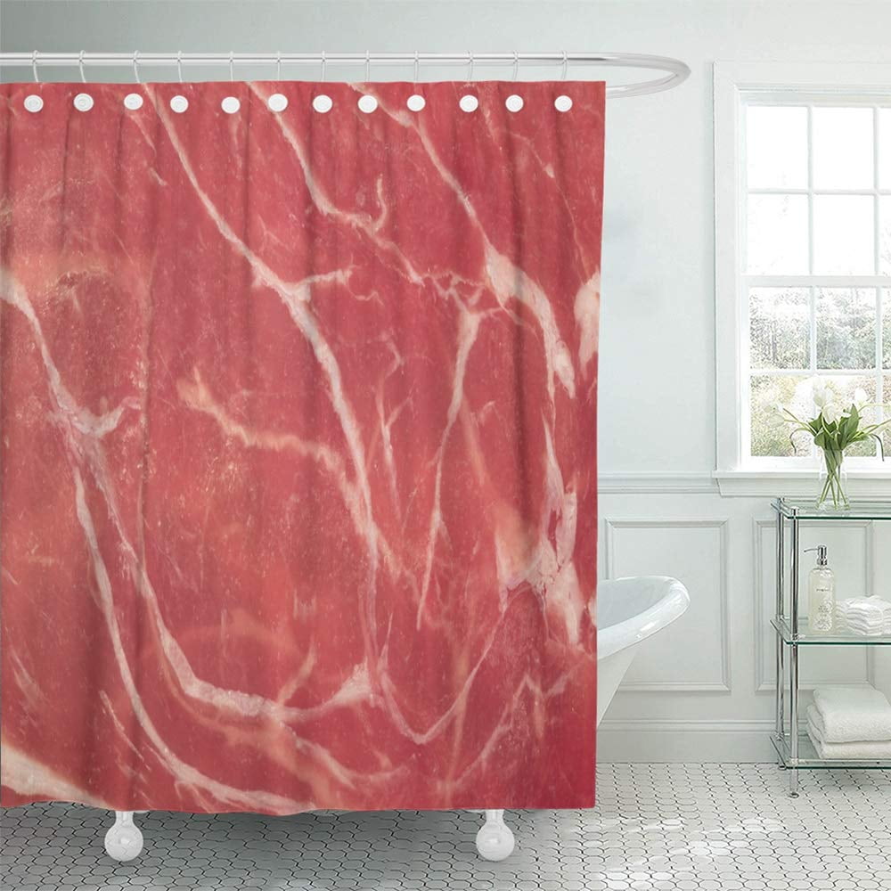 BSDHOME Red Salami Prosciutto Close Up Macro Sausage Ham Appetizer