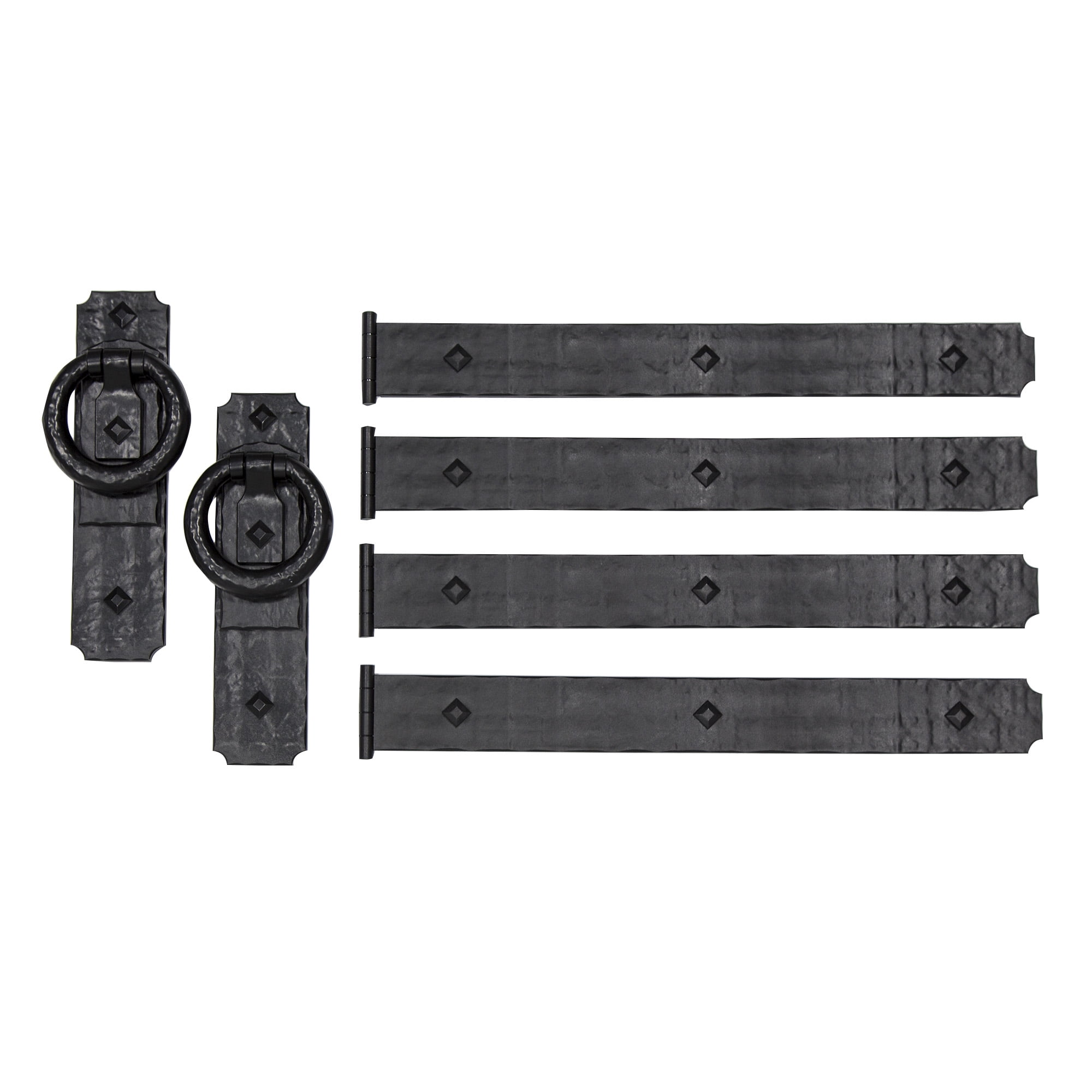 Cre8tive Hardware Rustic Rings Garage Door Hardware (6 Piece