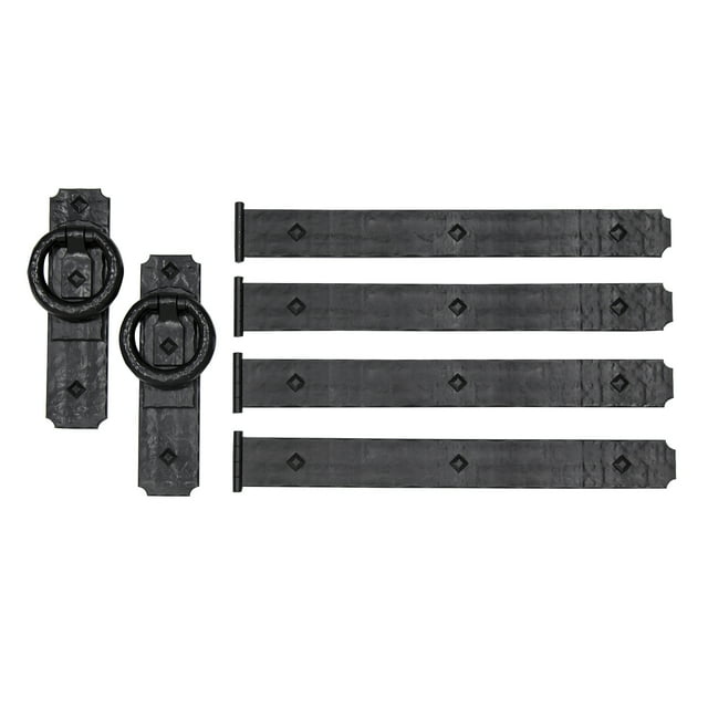 Cre8tive Hardware Anneaux Rustiques Magnétiques pour Porte de Garage Quincaillerie (6 Pcs)