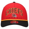 thumbnail image 2 of Youth New Era  Red/Black Kansas City Chiefs  Arch COOLERA 9FORTY A-Frame Adjustable Hat, 2 of 4