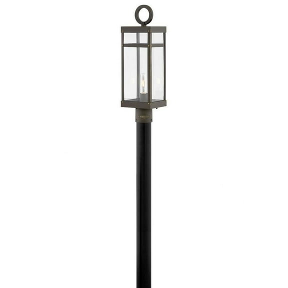 1 Light Medium Outdoor Post or Pier Mount Lantern in Transitional Style 6.5 inches Wide By 22.75 inches High-Oil Rubbed Bronze Finish-E26 Medium Lamp