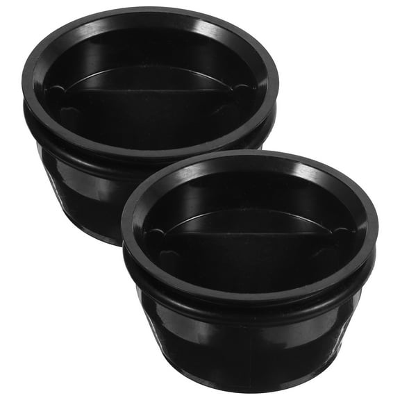 MERRYHAPY ABS Floor Drain Backflow Preventer Black, Easy Install, Home Use, 2 Pieces Set