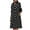 Black Dress for Women, variant on Women's Tea Length Shirt Dress Cardigan Polka Dot Lapel Button Leisure Comfy Fashion Vacation Long Sleeve Autumn Dress Winter Green XXXL