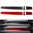 thumbnail image 2 of 3Pcs RHD Carbon Fiber Car Dashboard Center Console Cover For Honda Civic 10th Gen 2016-2021, 2 of 7