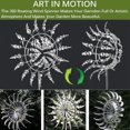 thumbnail image 7 of Shirem Magical Metal Windmill, Sherem Magical Metal Windmill, New Kinetic Metal Wind Spinners for Yard and Garden, Colorful, 3D Kinetic Wind Spinner Wind Catchers Sculpture (Chroma), 7 of 7