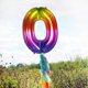 thumbnail image 4 of Birthday Number Balloon 40Inch Large Number Balloons, Rainbow Number 0 Balloon for Birthday Decorations (Number 0 ), 4 of 4