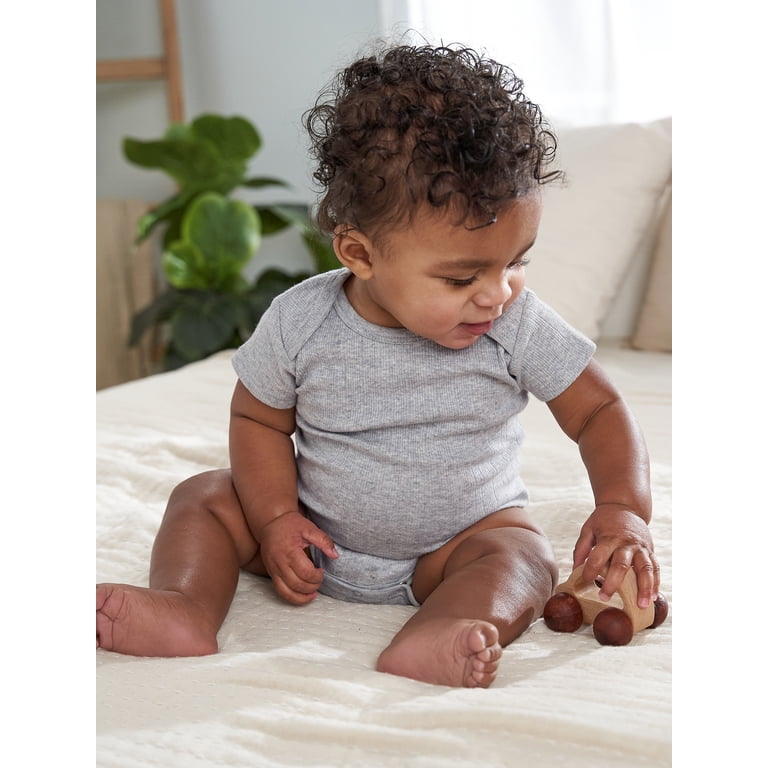 Gerber Baby Neutral 6-Pack Short-Sleeve Bodysuits photo 3