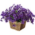 thumbnail image 3 of Flores Artificiales Ramo Falso Decoración Del Hogar Plantas De Simulación De Plástico Flores Para Patio Trasero Jardín Balcón 2 Uds seitruly HA044091-05, 3 of 6