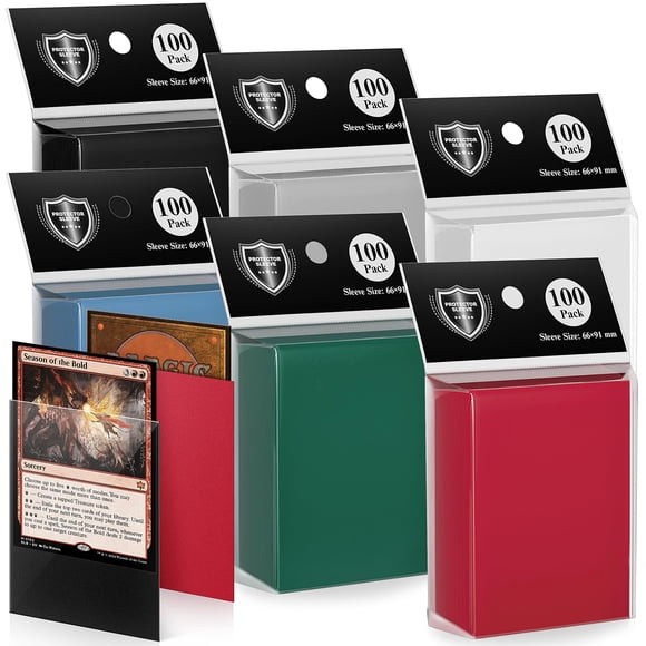 Fundas para tarjetas Proijeut, mate, doble parte trasera opaca, paquete de 600