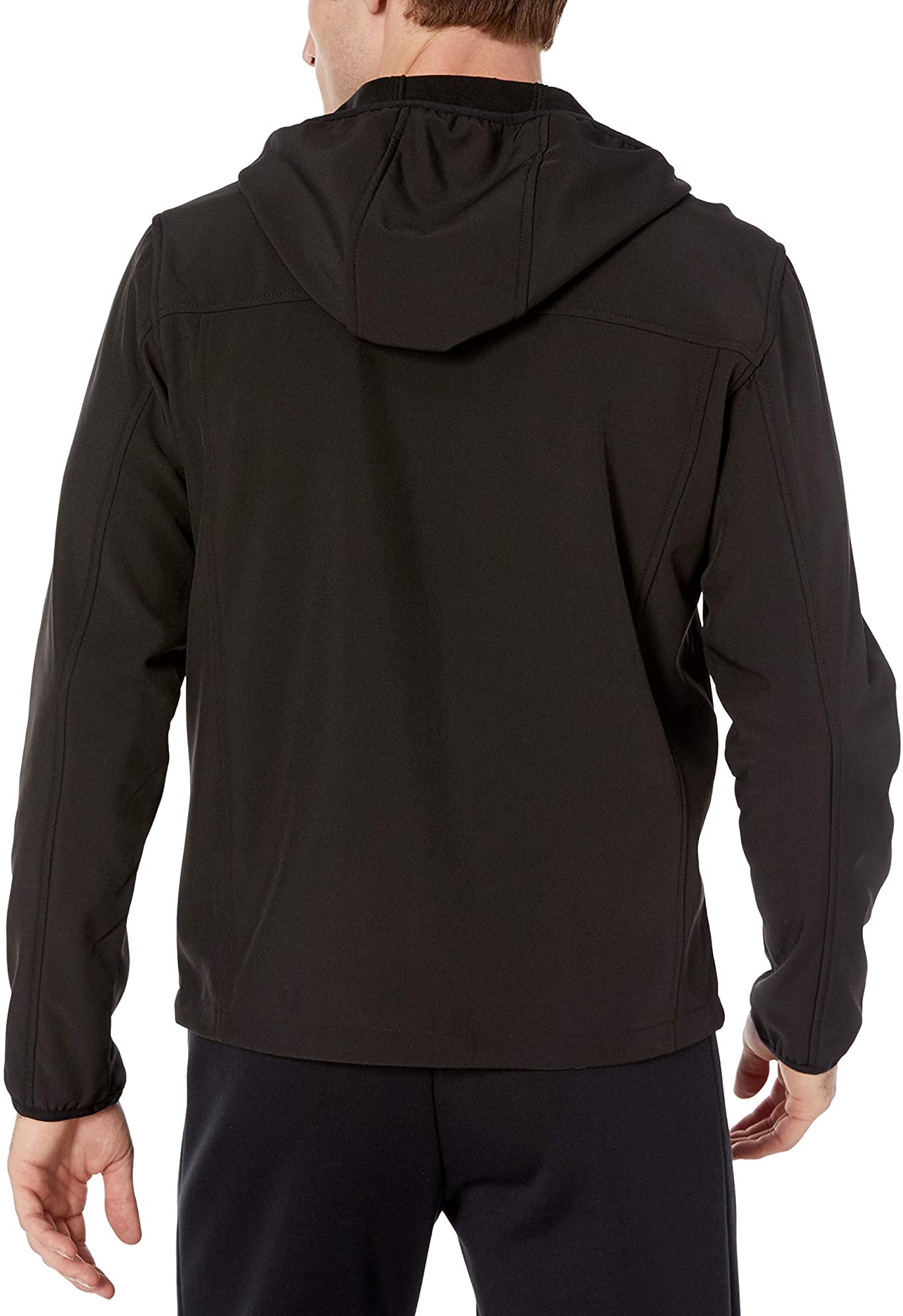 reebok men's softshell swacket jacket