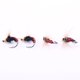 thumbnail image 5 of 40 Uds. Nuevas moscas realistas para pesca con mosca, moscas para trucha, señuelos, anzuelos, caja de Kit de pesca con mosca (rojo), 5 of 8