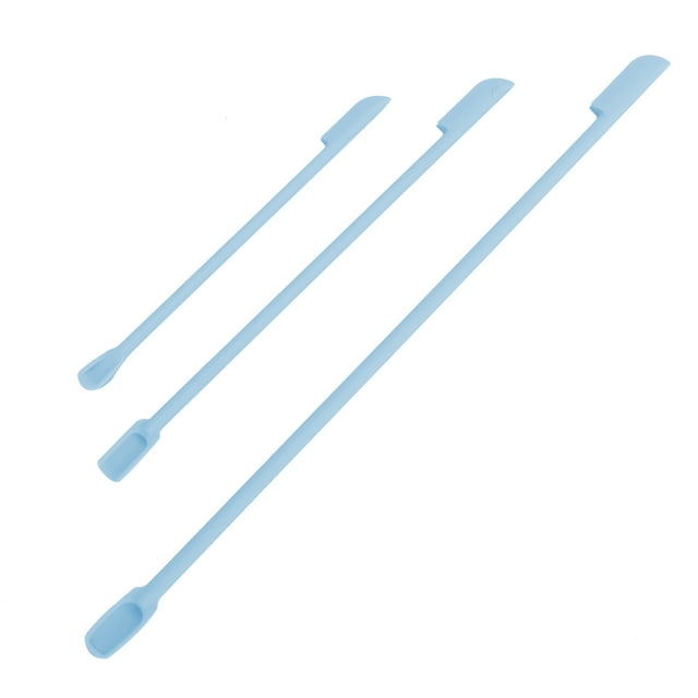 Ensemble de Spatules en Silicone Mini Double Embout pour Maquillage avec Raclette pour Cosmétiques et Essentiels Quotidiens