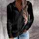 thumbnail image 3 of Sudaderas con capucha de manga larga con cremallera, abrigo de punto acanalado de manga larga con cordón confiable y duradero, 3 of 6