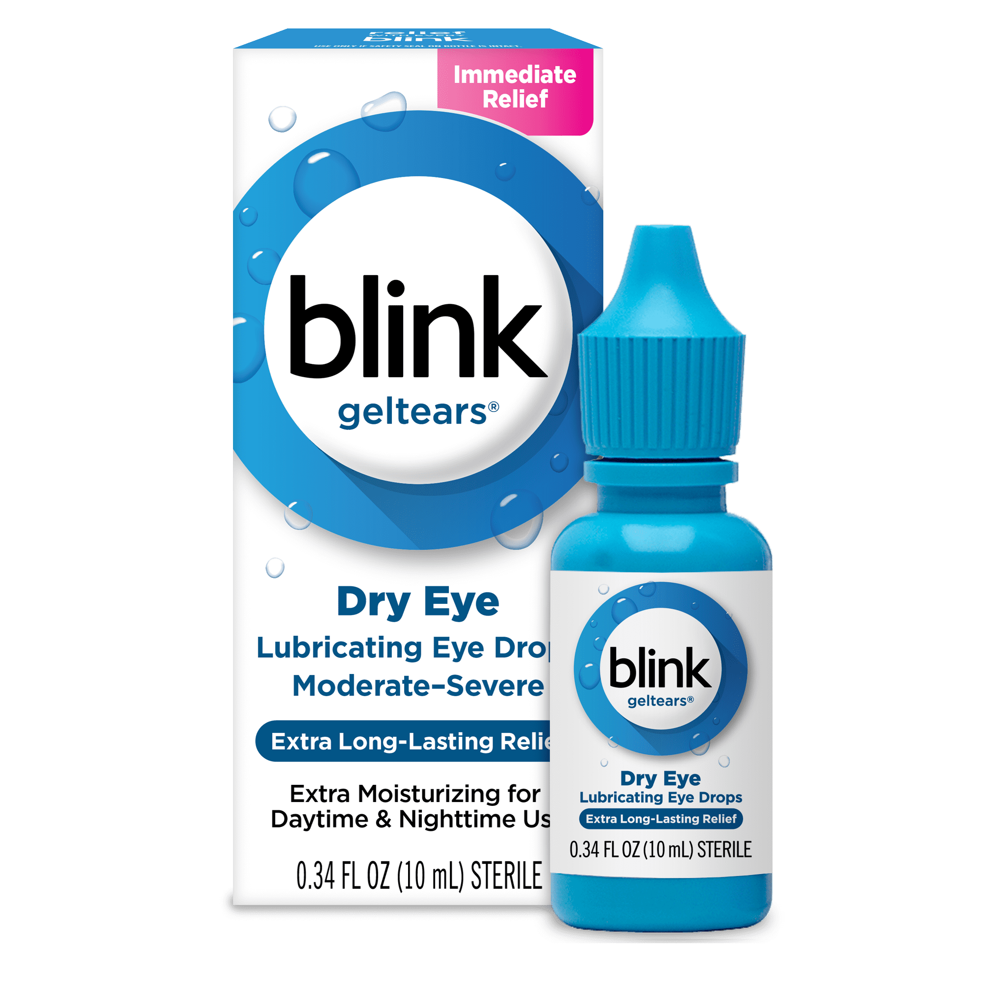 Blink Gel Tears Lubricating Eye Drops, 0.34 Fl oz