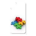 thumbnail image 3 of DistinctInk Custom SKIN / DECAL compatible with OtterBox Symmetry for iPhone 11 (6.1" Screen) - Red Blue Yellow 3D Puzzle Pieces - Austism Awareness, 3 of 5