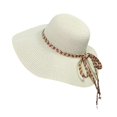 thumbnail image 3 of Sombrero de sol elegante y ligero para mujer, ideal para acampar, viajar por la calle o para cumpleaños. Beige, 3 of 9