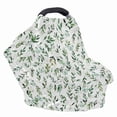 thumbnail image 4 of Renewold Green Leaf Butterfly Car Seat Covers for Boys Girls, Nursing Cover Carseat Canopy, Baby Breastfeeding Cover, Multi Use Nursing Scarf, Infant Stroller Cover, 4 of 6