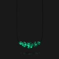 thumbnail image 2 of Alabaster | .925 Sterling Gold Vermeil | Firefly Glass Infinity Clasp Necklace, 2 of 14