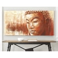 thumbnail image 6 of Buddha Painting-Color:Orange/Yellow,Finish:Natural, 6 of 7