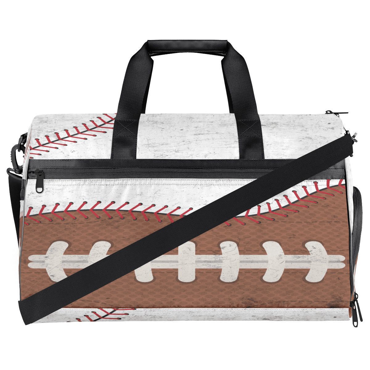 Large Capacity Gym Bag for Men,44L Water-Resistant Bassball Sports Duffel with Separate Shoe Compartments, Multi-Pocket Travel Training Bag