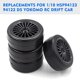 thumbnail image 2 of Neumático Remote Control Drift Tires Remote Control Racing Car Neumáticos 4pcs Reemplazos para 1/10 HSP94123 94122 D5 yokomo Remote Control Drift Car Abanopi  Neumático, 2 of 7