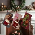 thumbnail image 4 of Honmine 48 X 24 Cm Christmas Stocking Santa Claus Snowman Reindeer 3D Xmas Stocking Santa Tree Decoration Large Gift Bag Home, 4 of 4