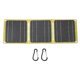 thumbnail image 2 of Solar Panel 21W 5v 9v 12v Output Dual USB Portable Waterproof Monocrystalline Silicon Solar Panel for Camping Traveling Fishing, 2 of 5