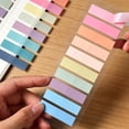 thumbnail image 6 of Translucent Color Note Tabs Booktabs Annotation Index Labels Planner Stickers, 6 of 9