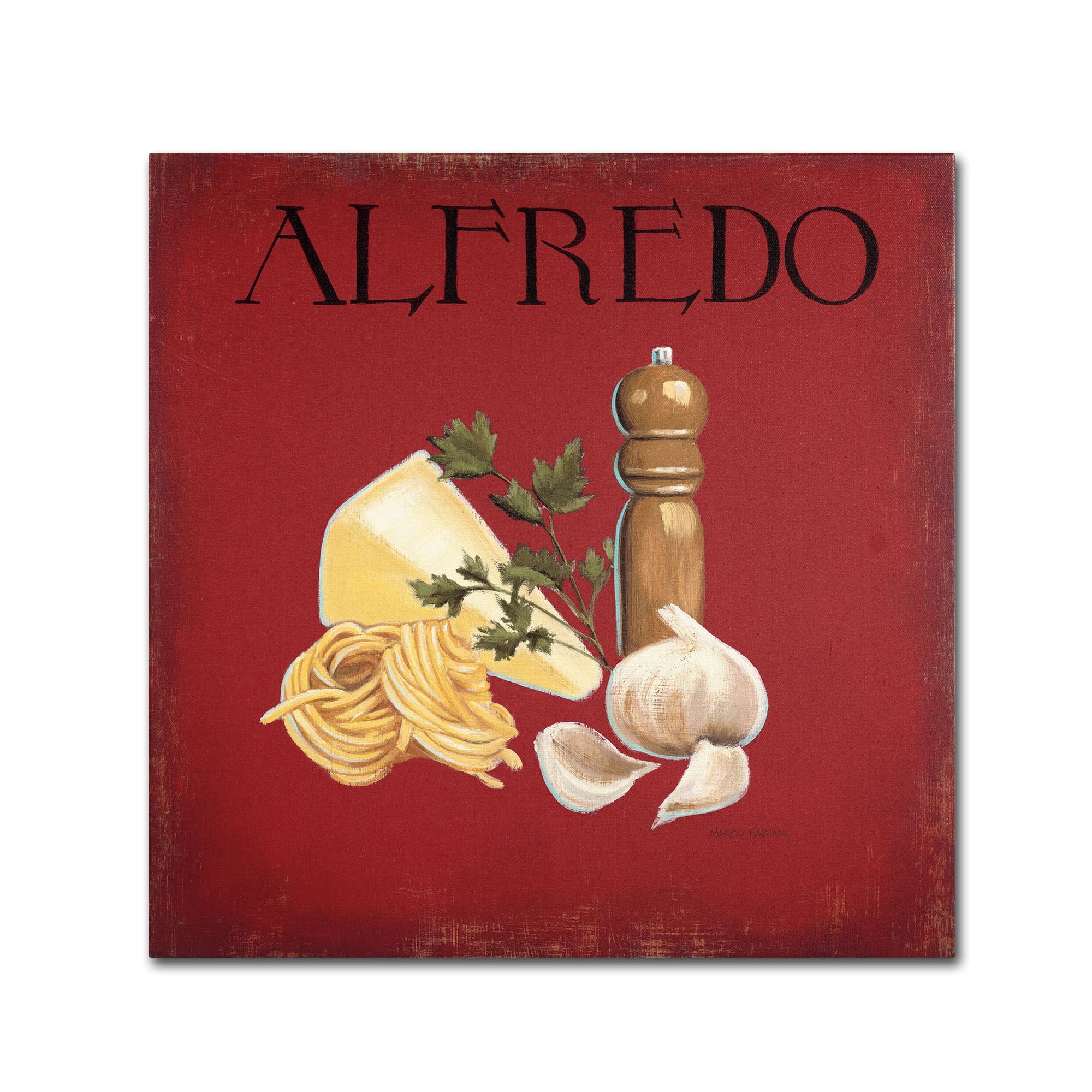 Trademark Fine Art "Italian Cuisine III" Canvas Art by Marco Fabiano