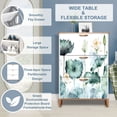 thumbnail image 4 of Shoe Storage Cabinet with 3 Flip Drawers for Entryway Lily Pad Peel Stick Black Green Lotus Flowers Water Lilies Large Green Shoe Rack Storage Organizer, 4 of 8