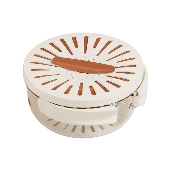 Naiovety Cuenco multifuncional para limpieza de frutas y verduras, práctico para cocina, fácil de desmontar Cocina y Comedor marrón