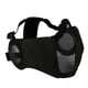 thumbnail image 1 of Máscara de PC JAMW media ajustable de malla de acero con protección para OÍDOS estilo militar, 1 of 4