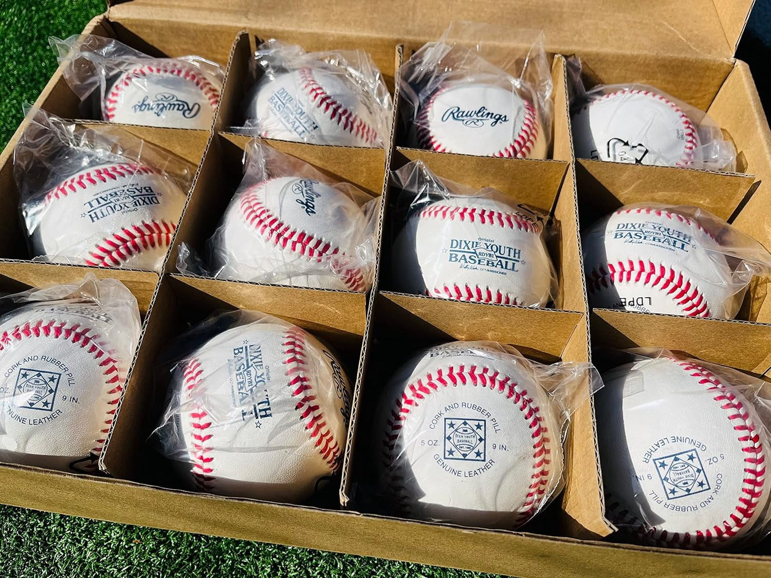 Rawlings | Dixie Youth League Baseballs | Competition Grade | RDYB1 | Youth/14U | Multiple Count Options