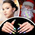 thumbnail image 2 of VOCOO 5 Pairs LED Light up Earrings, LED Studs Earrings Party Flashing Blinking Stainless Steel Earring, Color Changing Glow Stud Earrings Christmas Gifts for Women Men Girlfriend Boyfriend, 2 of 6