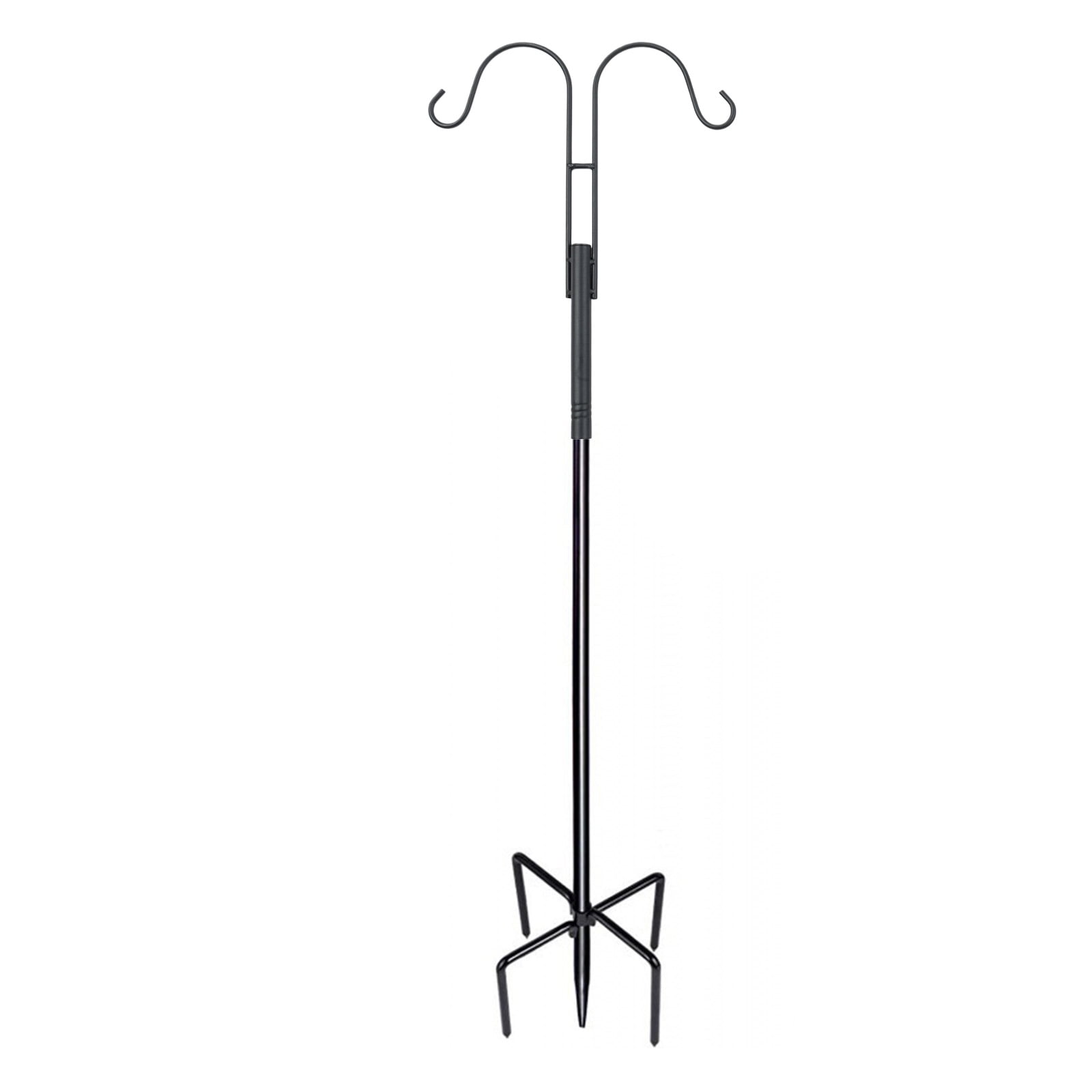 KUFptva Bird Feeding Station Metal MultiFeeder Poles 5-Prong Base Stand for Attracting Birds for Lawns Terrace Nature Lover