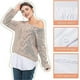 thumbnail image 4 of Paquete de 2 extensiones de camisa para mujer, minifalda, falda de blusa, extensor de enagua, dobladillo superior falso, minifalda interior para camisa, talla L, negro y blanco, 4 of 5