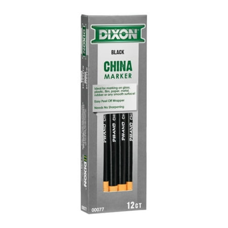 Dixon 12ct China Marker - Black