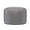 Charcoal, variant on Dotcom Soleil Bean Bag Round Ottoman/Pouf - Waterproof, Fade-Resistant Footrest for Indoor/Outdoor - Filled with High-Density Polystyrene Beads, Double-Stitched Seam, Red, 20" D x 12" H