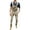 A Khaki, variant on VEKDONE 2025 Men's Casual Denim Bib Overalls Slim One-Piece Jumpsuits Washed Jeans Ripped Long Rompers Trousers B Blue,XX-Large